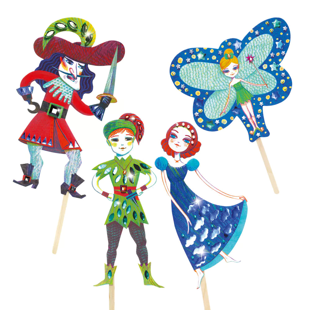 Djeco DIY Peter Pan Activities - Build 4 puppets