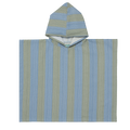 MolisandCo Poncho de banho Khaki & Blue Stripes