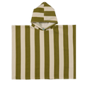 MolisandCo Poncho de banho Khaki & Cream Stripes
