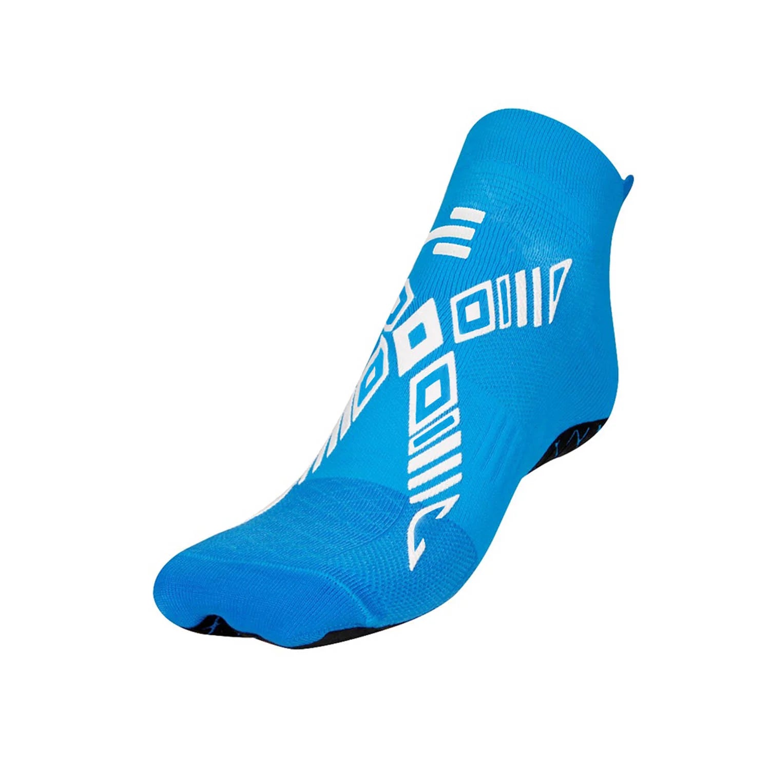 Meia Pool Classic azul para atividades aquáticas. Feita com materiais reciclados e antibacterianos, apresenta um design desportivo e uma estrutura flexível para máximo conforto e desempenho.

