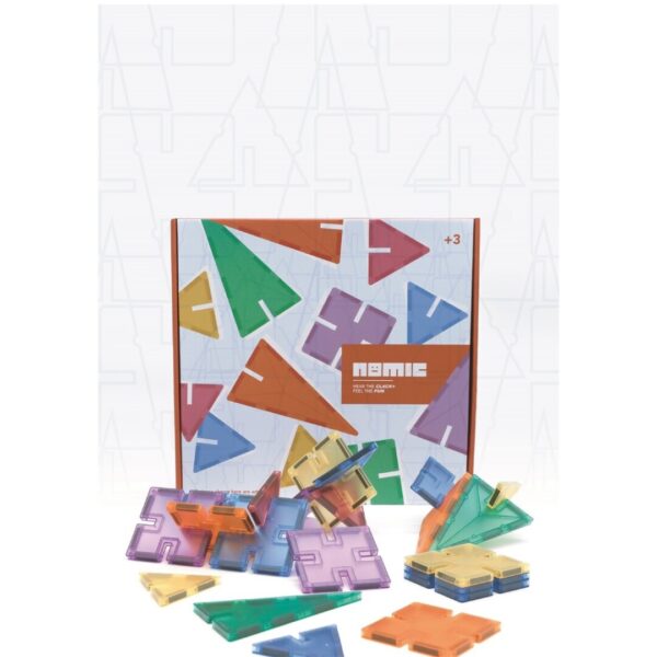 Nomic Jogo Blocos Magnéticos Clack +100pc