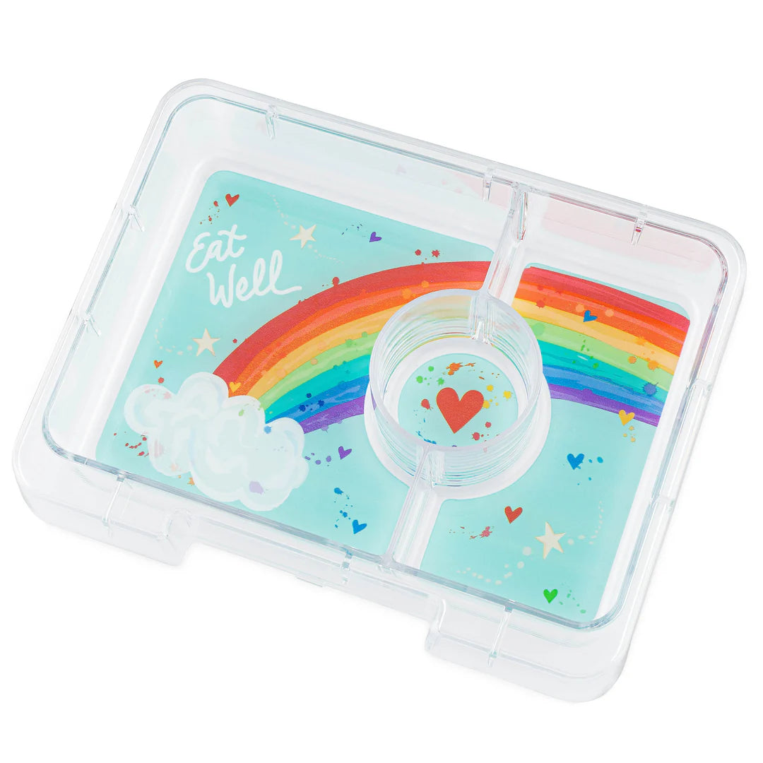 Yumbox Surf Blue Rocket 3-Compartment Lunch Box