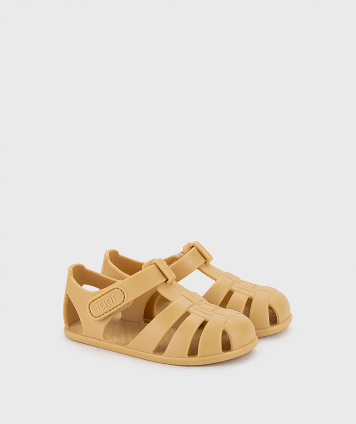 Igor Barefoot Sandal Nemo Solid Dijon