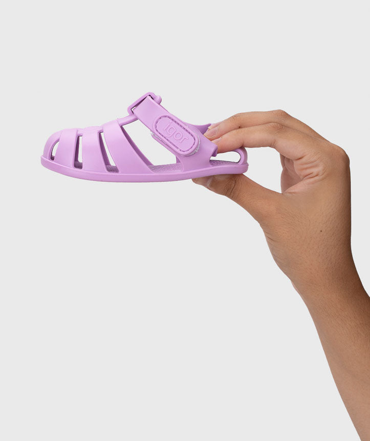 Igor Barefoot Nemo Solid Sandal Malva