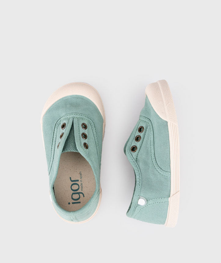 Igor Barefoot Lona elásticos Matcha
