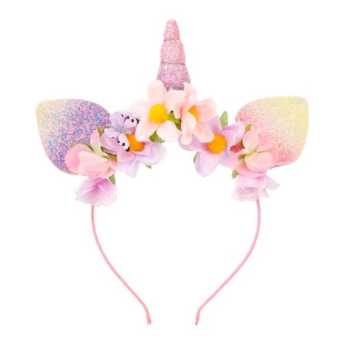 Souza PURPLE UNICORN HEADBAND WITH GLITTER