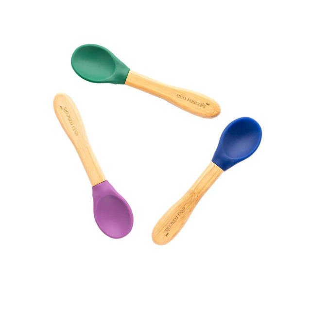 Eco Rascals Colheres de bambu 3 unidades