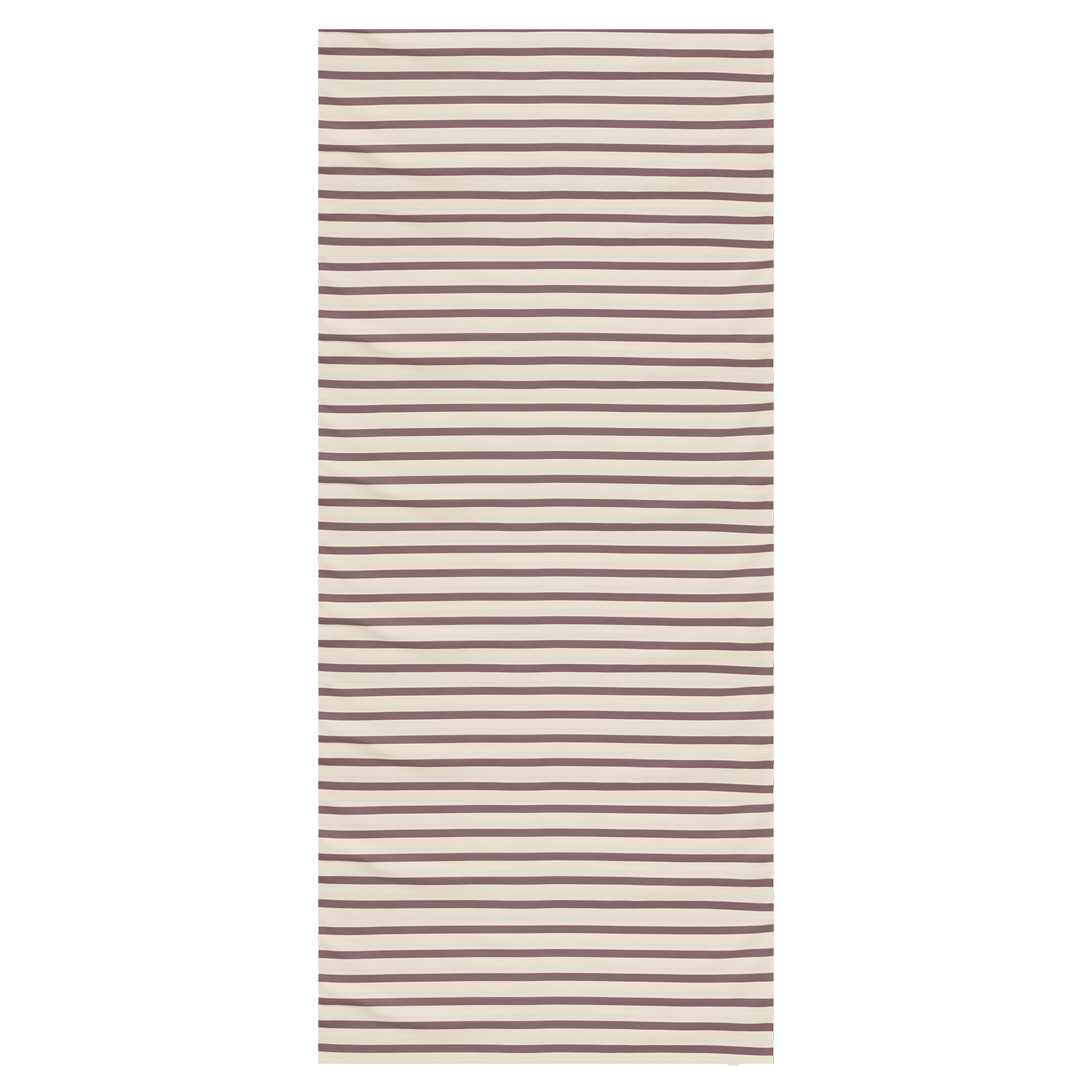 MolisandCo Toalha de microfibra Cream & Brown Stripes