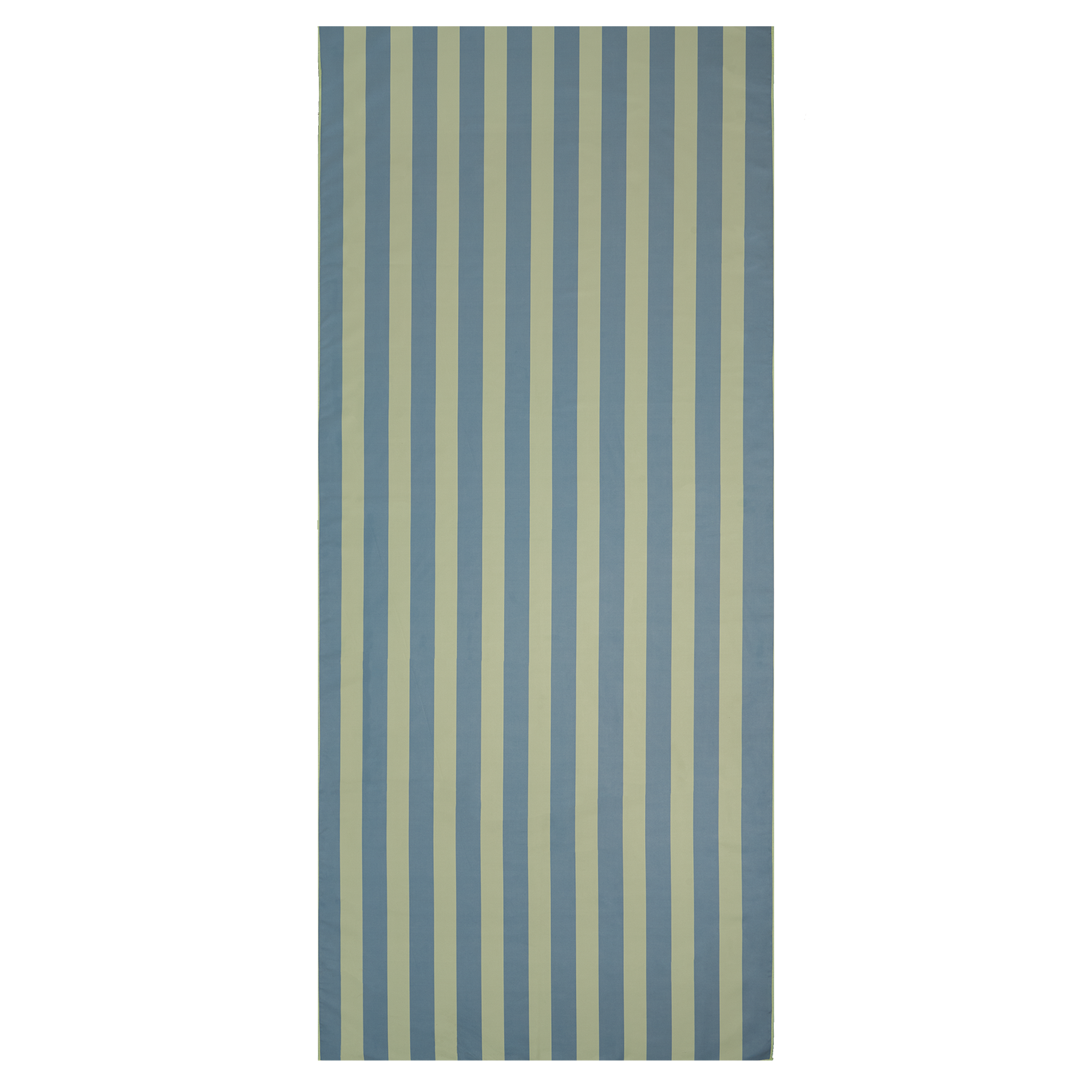 MolisandCo Toalha de microfibra Green & Blue Stripes