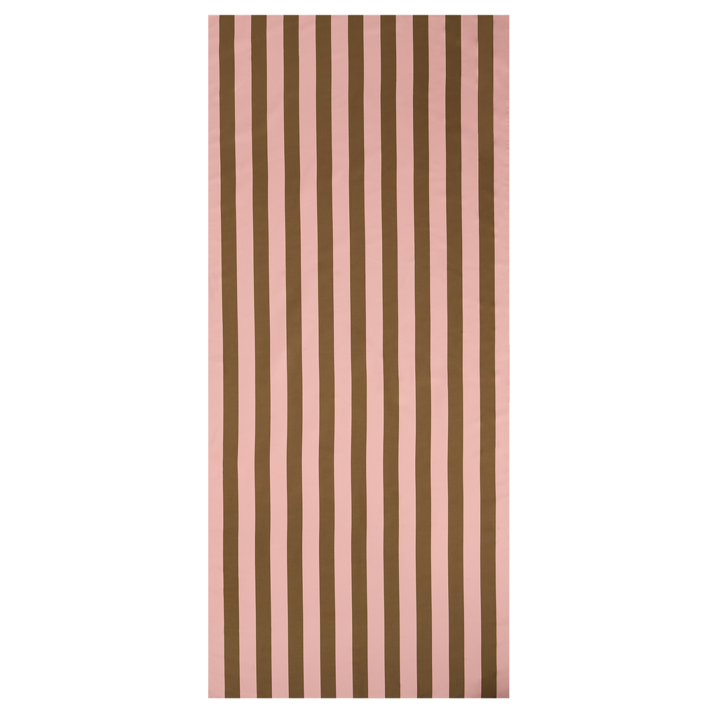 MolisandCo Toalha de microfibra Khaki & Rose Stripes