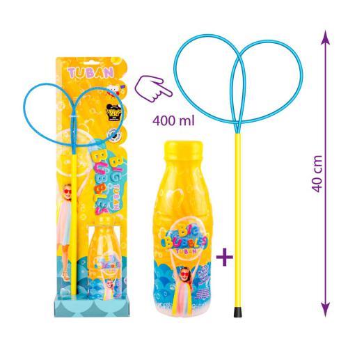 Tuban Giant Bubble Kit 400ml with 40cm Butterfly Wand