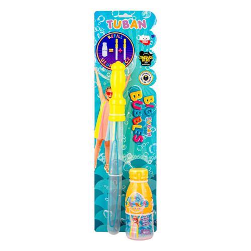 Tuban Soap Bubble Bottle Set 250ml with 37cm Wand