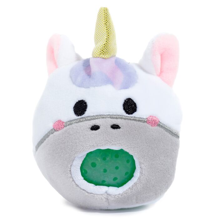 Puckator - Adoramals - Queasy Squeezies Plush Squeeze Toy - Unicorn