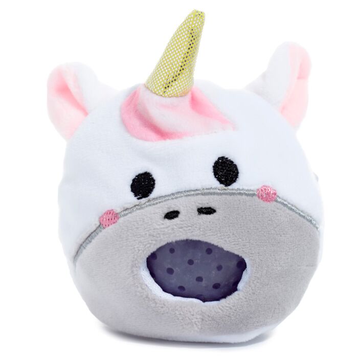 Puckator - Adoramals - Queasy Squeezies Peluche para apretar - Unicornio