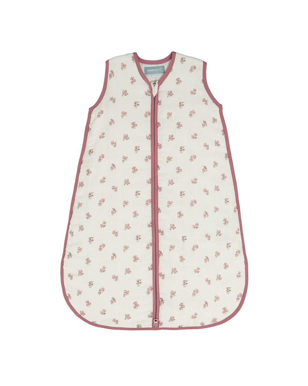 MolisandCo saco de dormir sem pés TOG 1.0 Bamboo muslin - Tiny Flowers