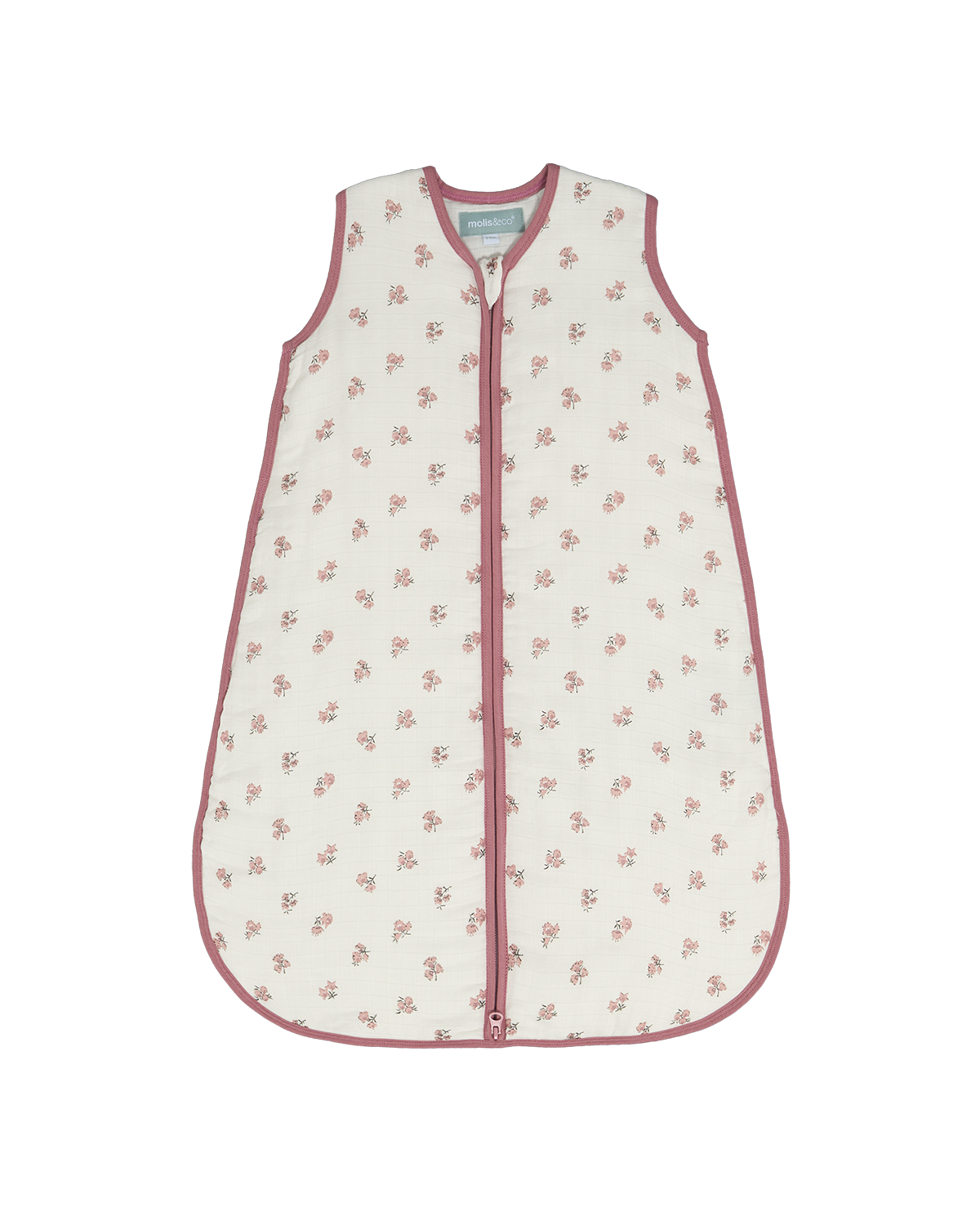 MolisandCo saco de dormir sem pés TOG 1.0 Bamboo muslin - Tiny Flowers