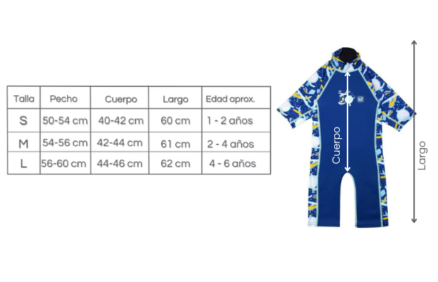 Splash About - Traje UV Sol y Mar Bugs Life traje térmico de playa/piscina 1-2 años