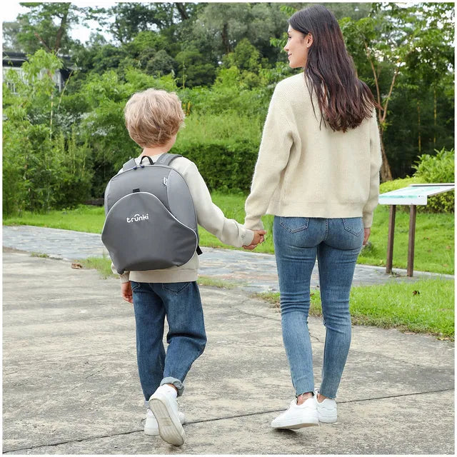 Cadeira auto FF banco elevatório + mochila Trunki BoostApak 126cm - 150 cm
