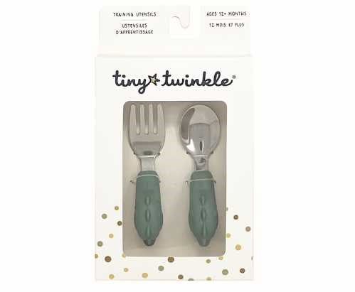 Tiny Twinkle Learning Cutlery - Dinosaur
