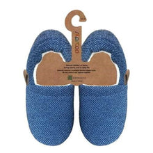 Slip Stop Booties Slippers - Indigo