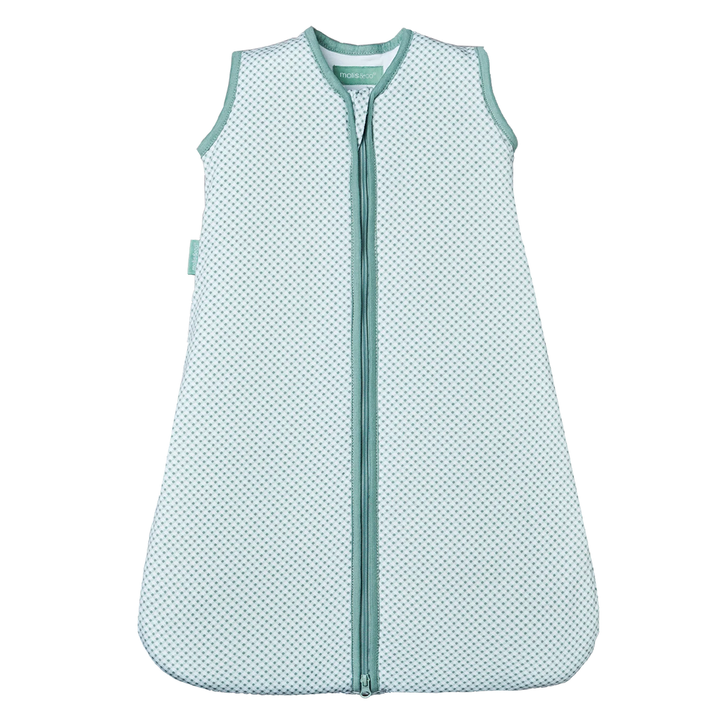 MolisandCo TOG 1.0 Saco de dormir sem pés [Vichy Green] * por encomenda