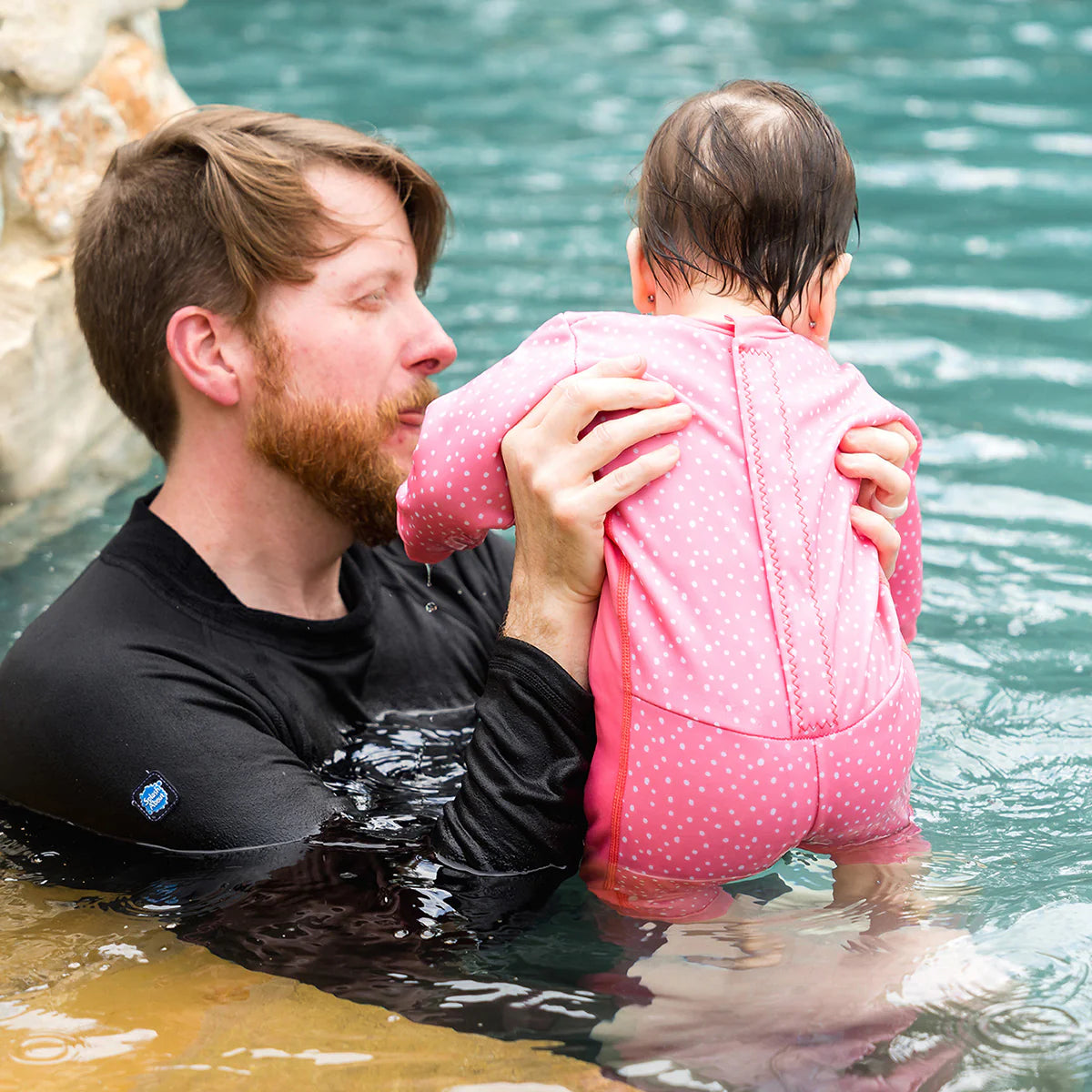 Splash About - Traje térmico de playa/piscina Warm in One™ Pink Geranium