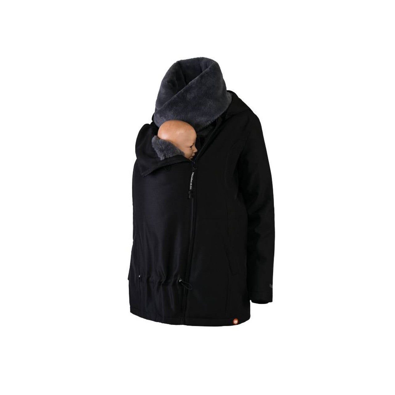 Wombat Babywearing Wallaby 2.0 Black + Gray Jacket