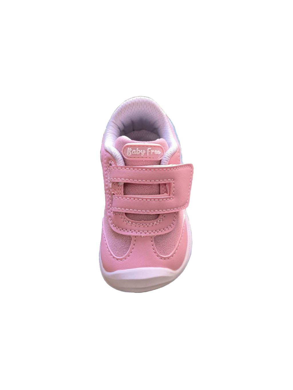 BabyFree Sapatilha Barefoot Rosa com Velcro