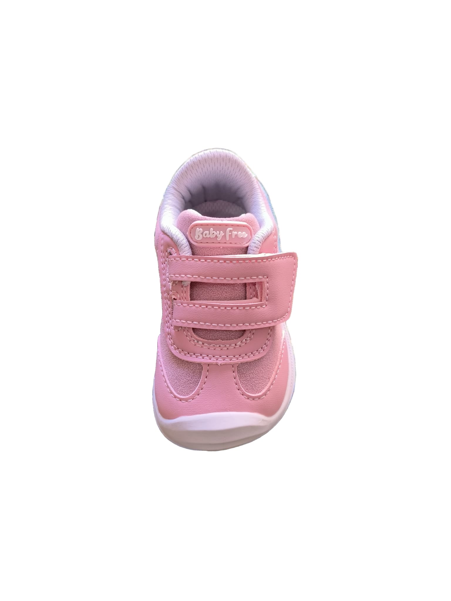BabyFree Sapatilha Barefoot Rosa com Velcro