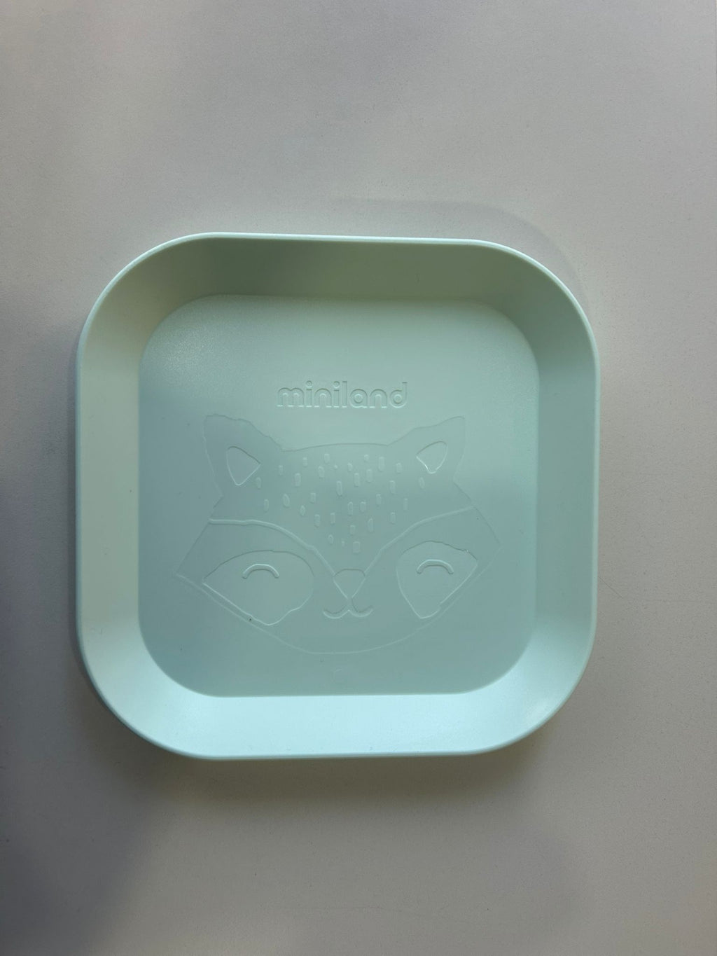 Miniland Plain Plate - Fox