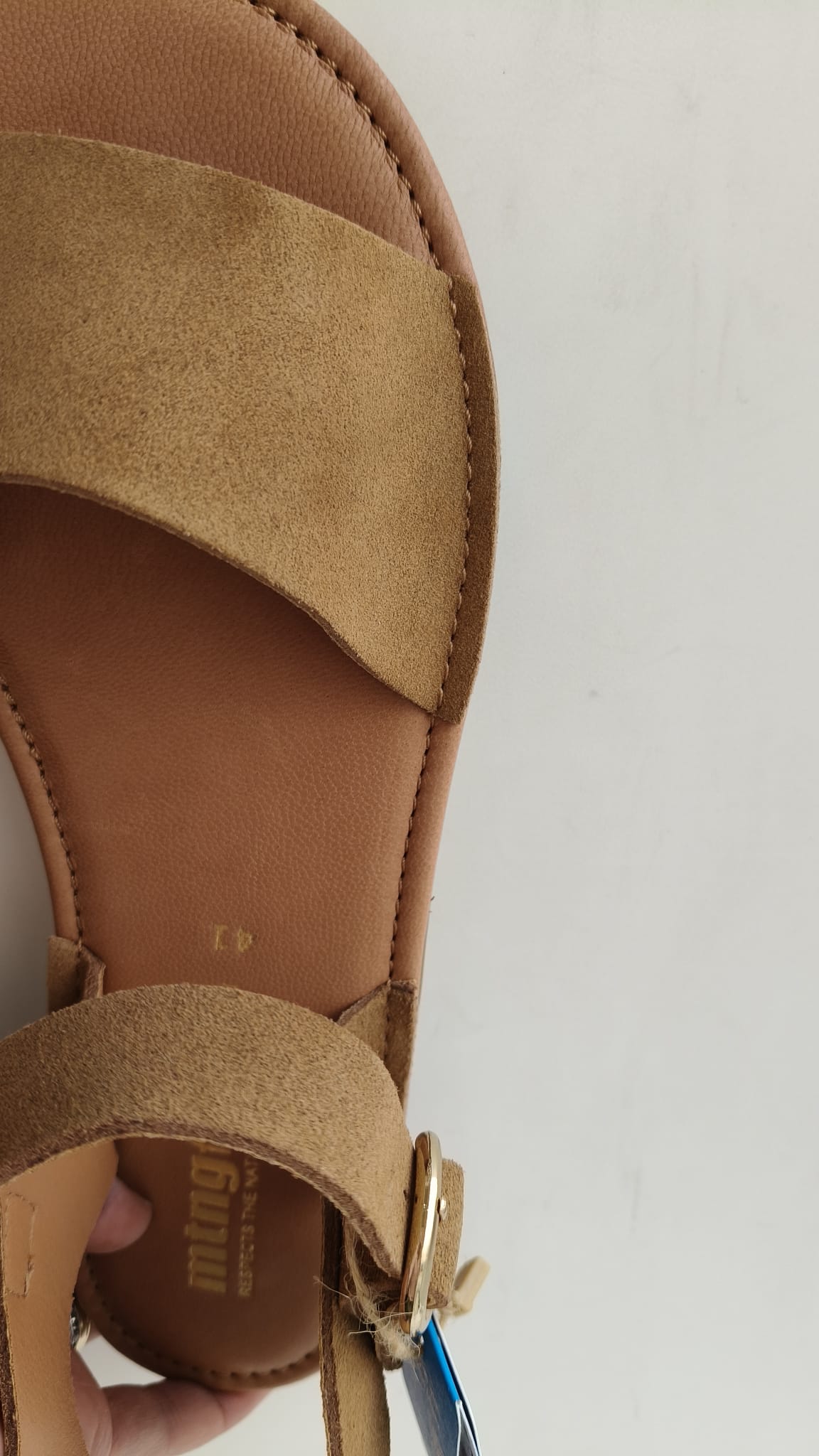 Mustang Free Cleo Sandal - Oak Plush Suede