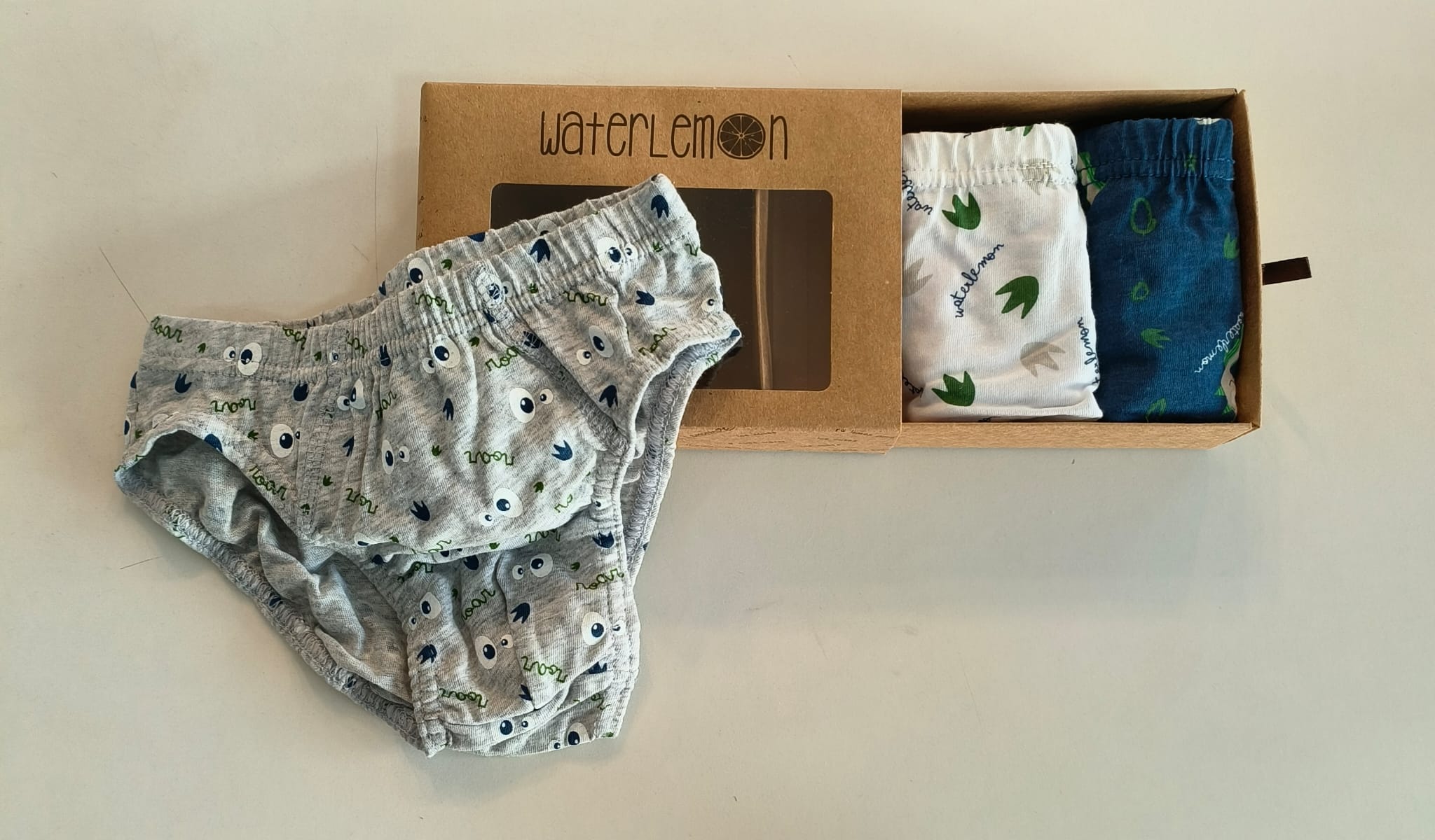 Waterlemon interior Conjunto de 3 Cuecas para menino