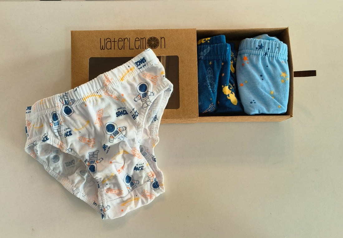 Waterlemon interior Set de 3 Calzoncillos Infantiles