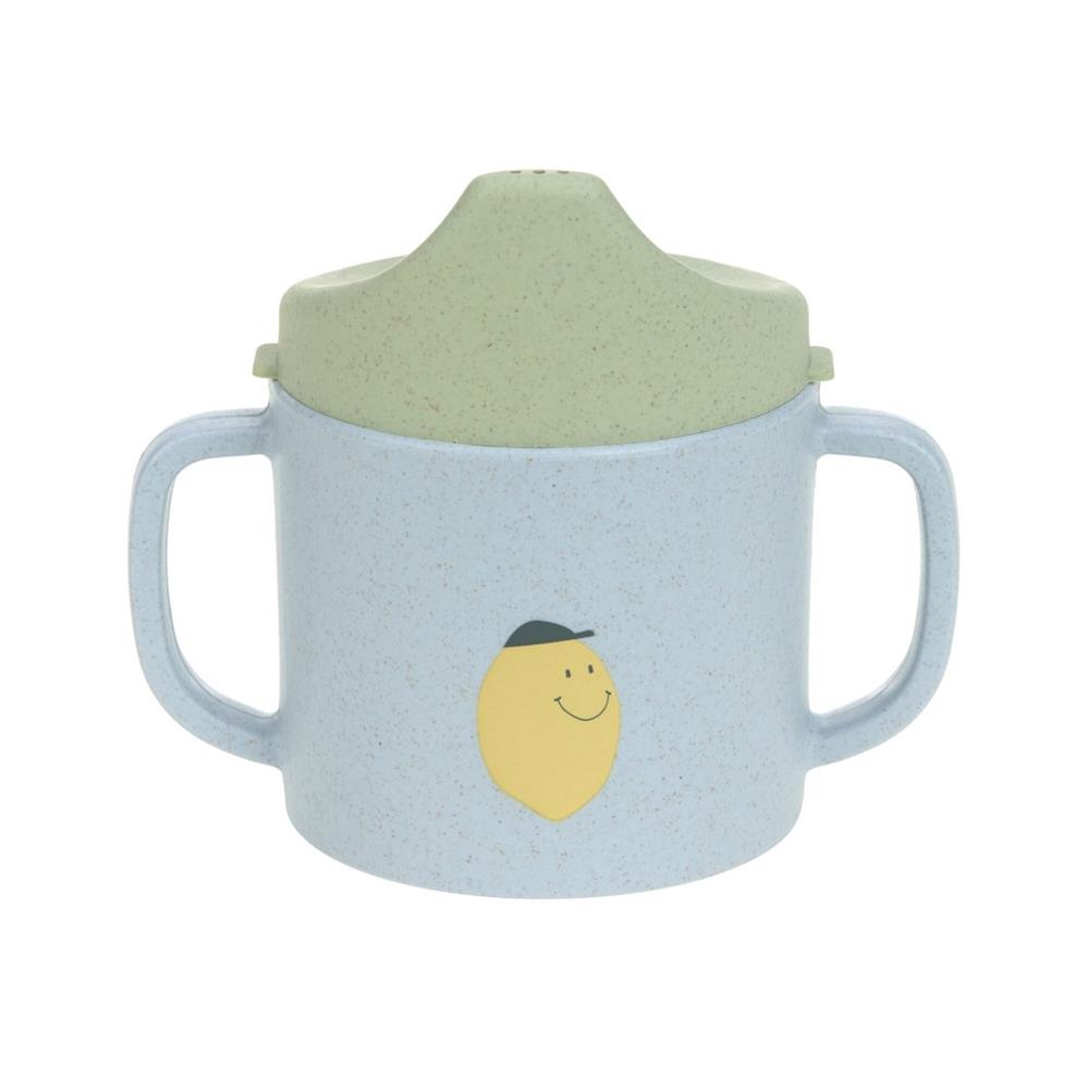 Lassig Sippy Cup Learning Cup with Handles Fruits Lemon