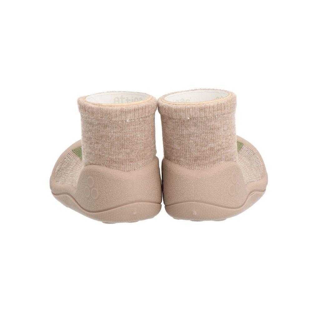 Attipas Crocodile Beige, calçado barefoot para bebé