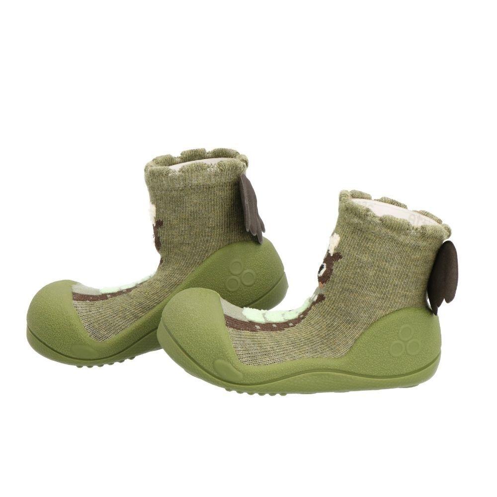 Attipas Dragon Khaki, calçado barefoot para bebé