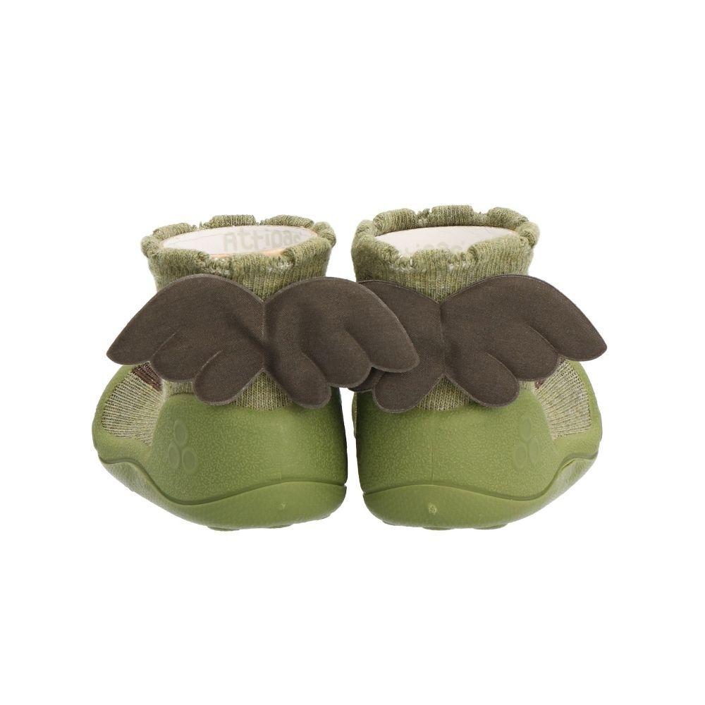 Attipas Dragon Khaki, calçado barefoot para bebé