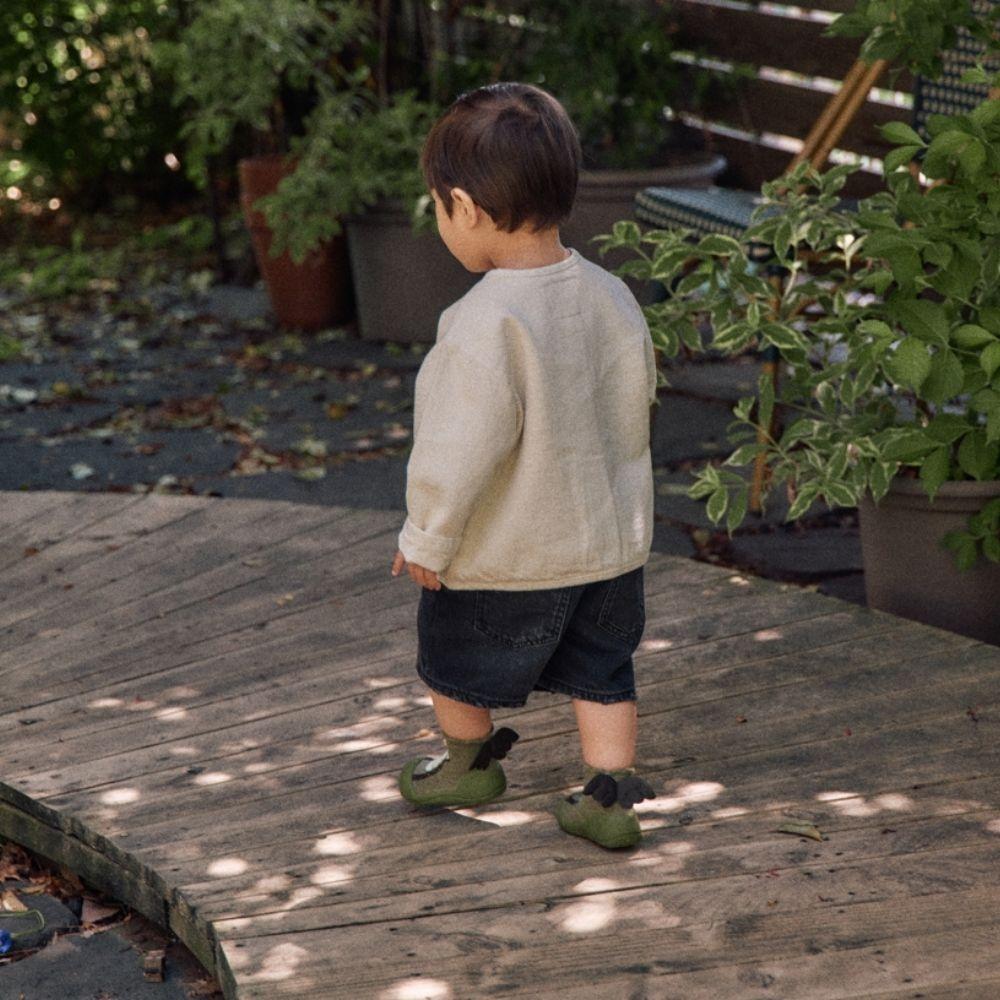 Attipas Dragon Khaki, calçado barefoot para bebé