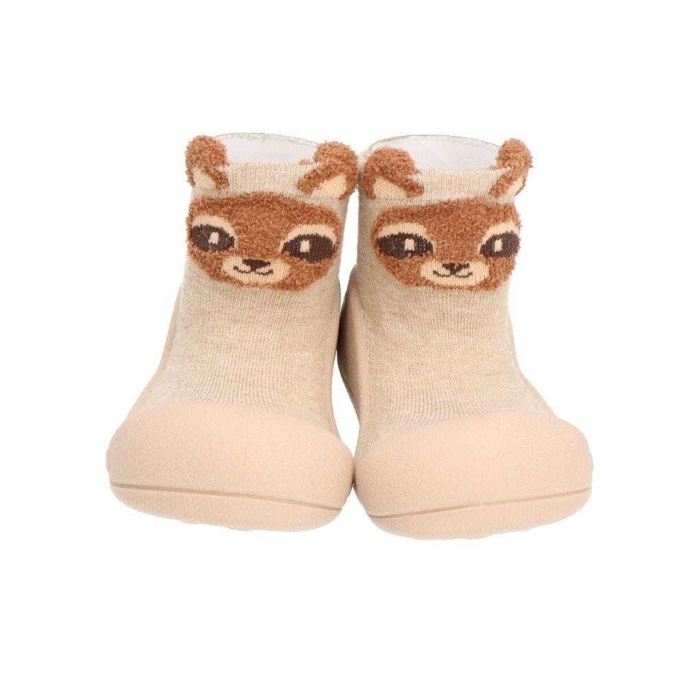 Attipas Zootopia Racoon Beige, calçado barefoot para bebé