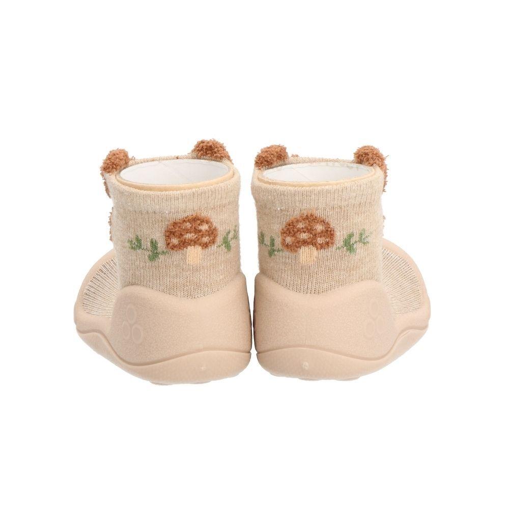 Attipas Zootopia Racoon Beige, calçado barefoot para bebé