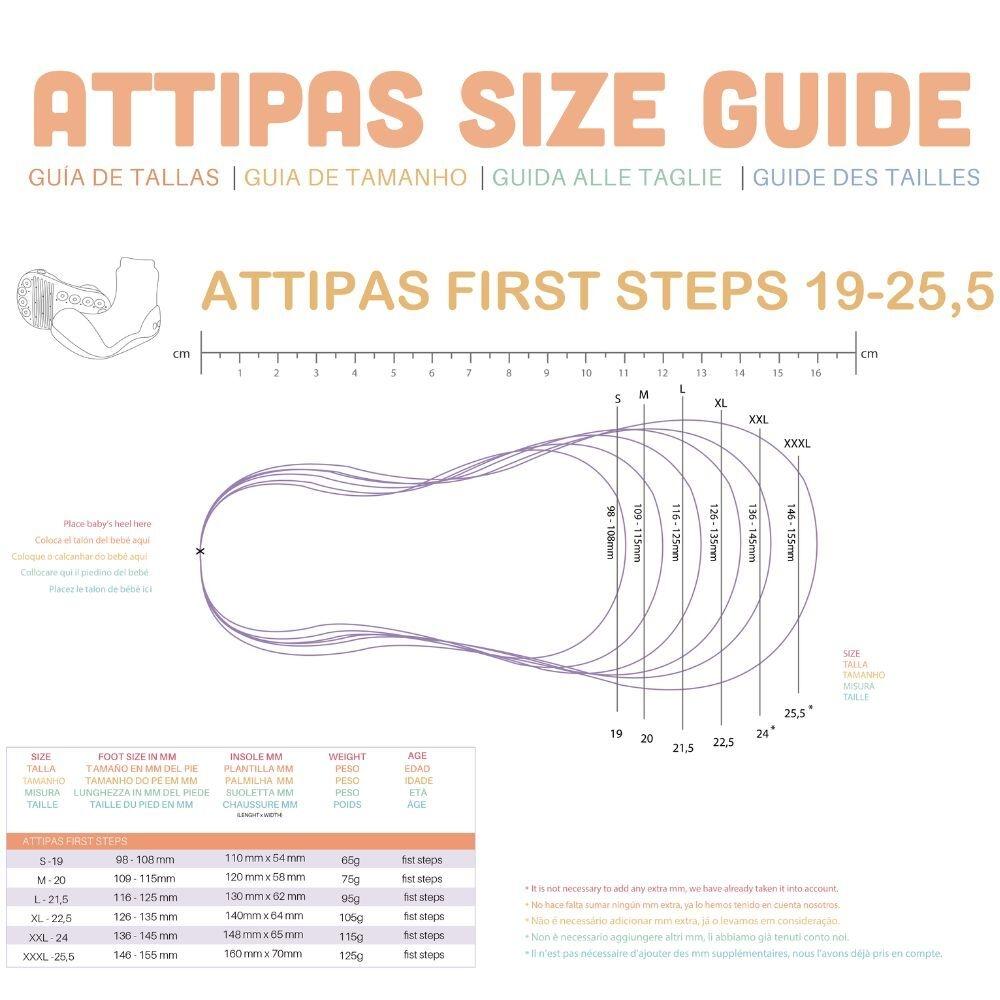 Attipas Giraffe Pink, calçado barefoot para bebé