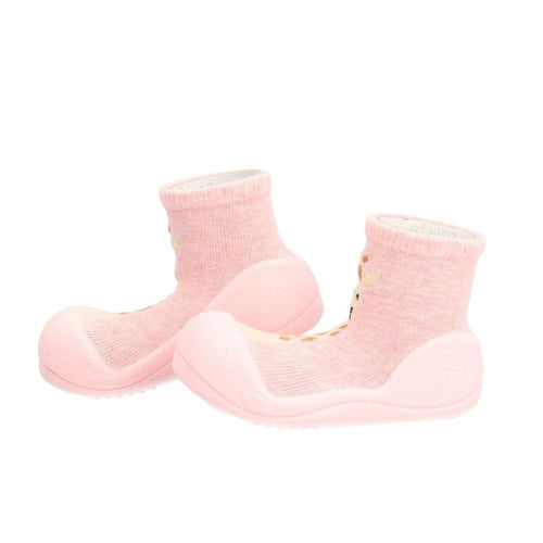 Attipas Giraffe Pink, calçado barefoot para bebé