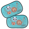 Duas cortinas solares para carro Axkid Wildlife para proteção contra o sol