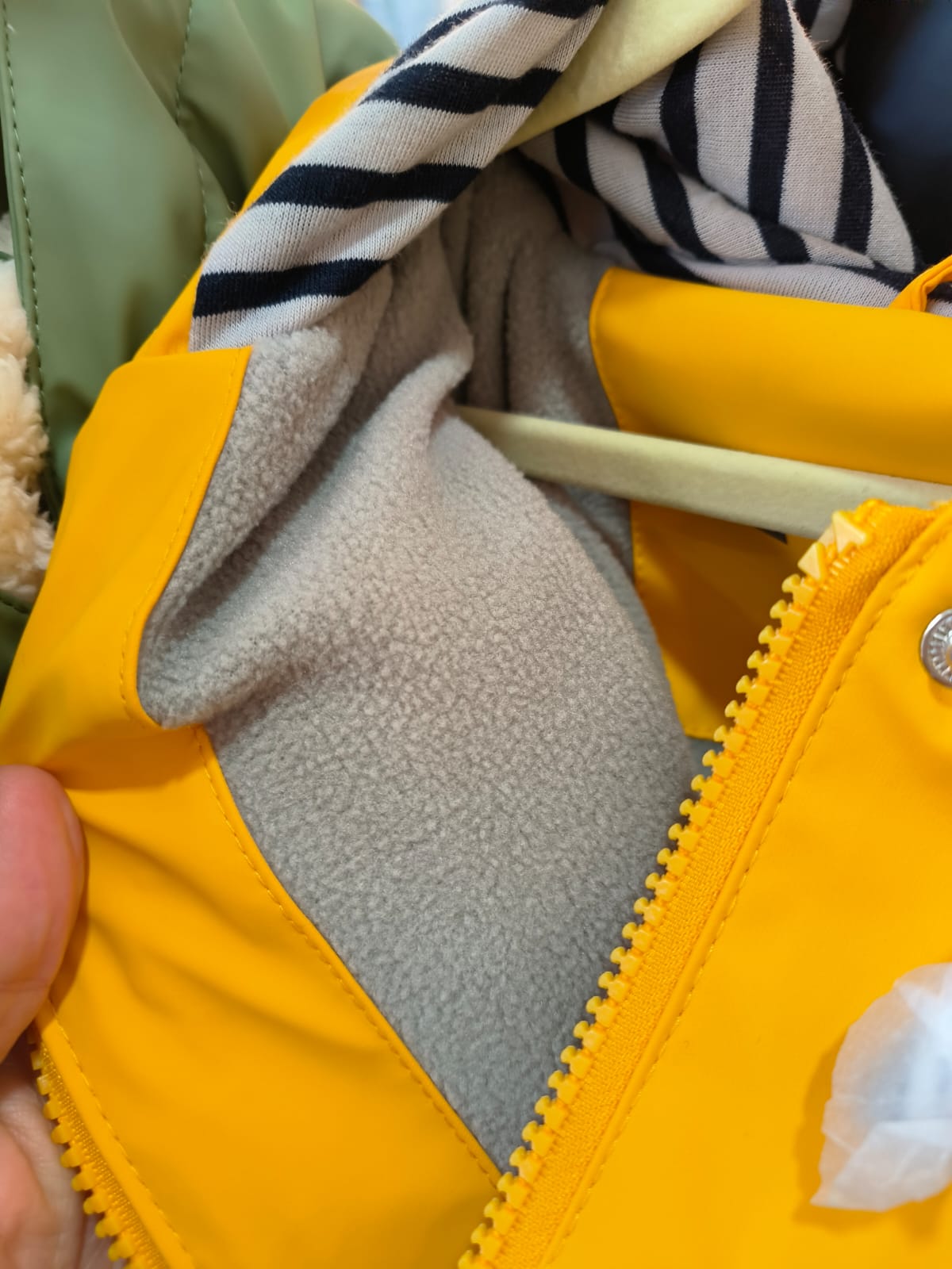Hublot Parka para Senhora em Amarelo Nymphea