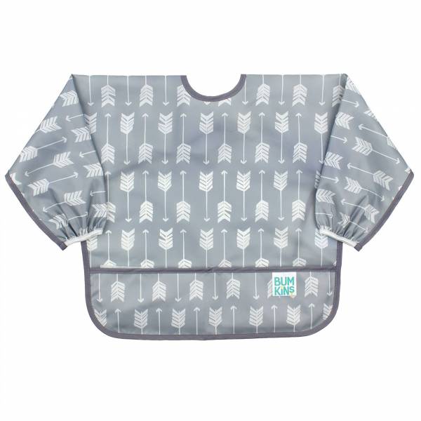 Bumkins Bib with Sleeves 6-24m Arrows 