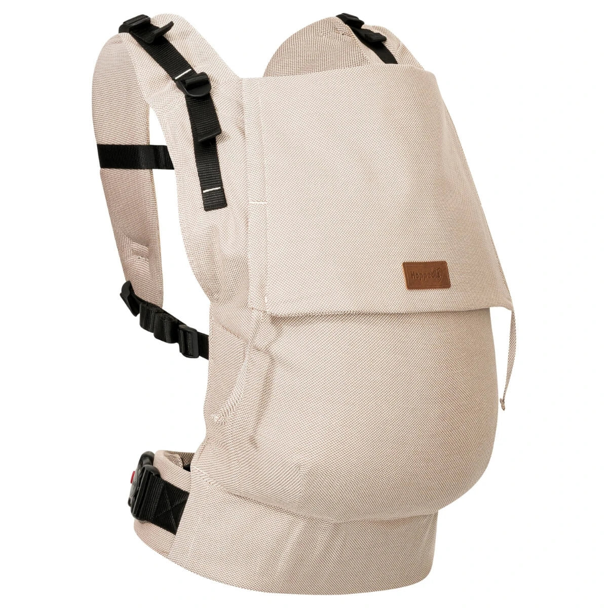 Mochila Hoppediz Ajustável Buckle Toddler Djerba em fundo branco, destacando o design minimalista e as alças ergonómicas.