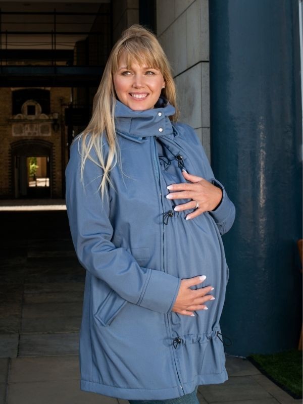 Wombat Babywearing Shell Blue Jacket
