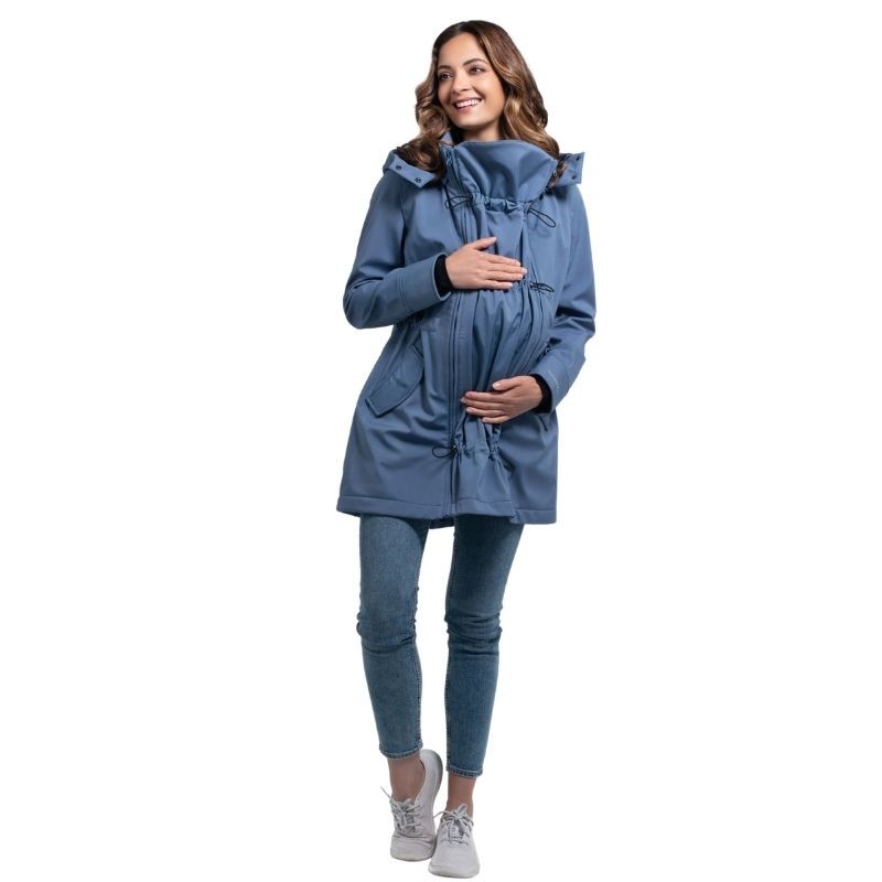 Wombat Babywearing Shell Blue Jacket