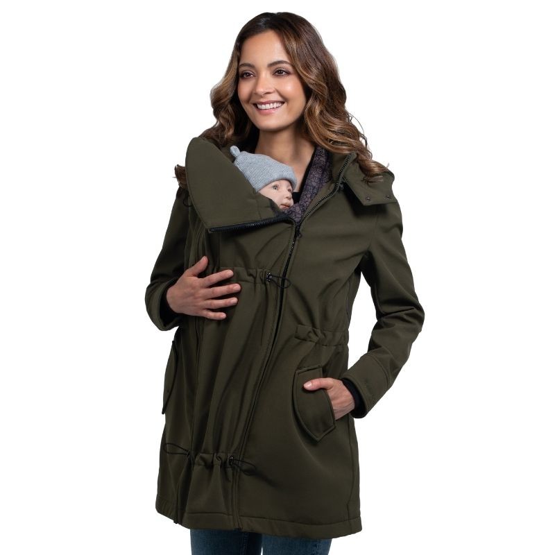 Wombat Babywearing Shell Green Jacket