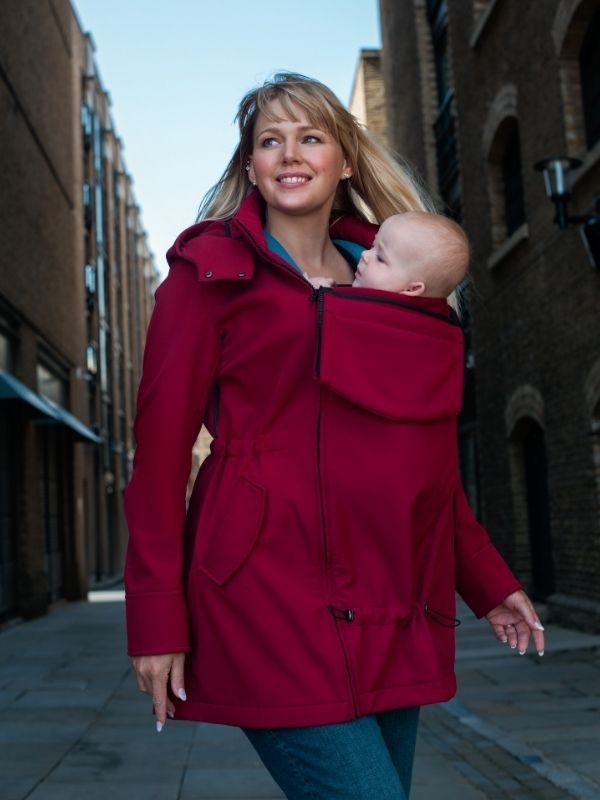 Wombat Babywearing Shell Red Jacket